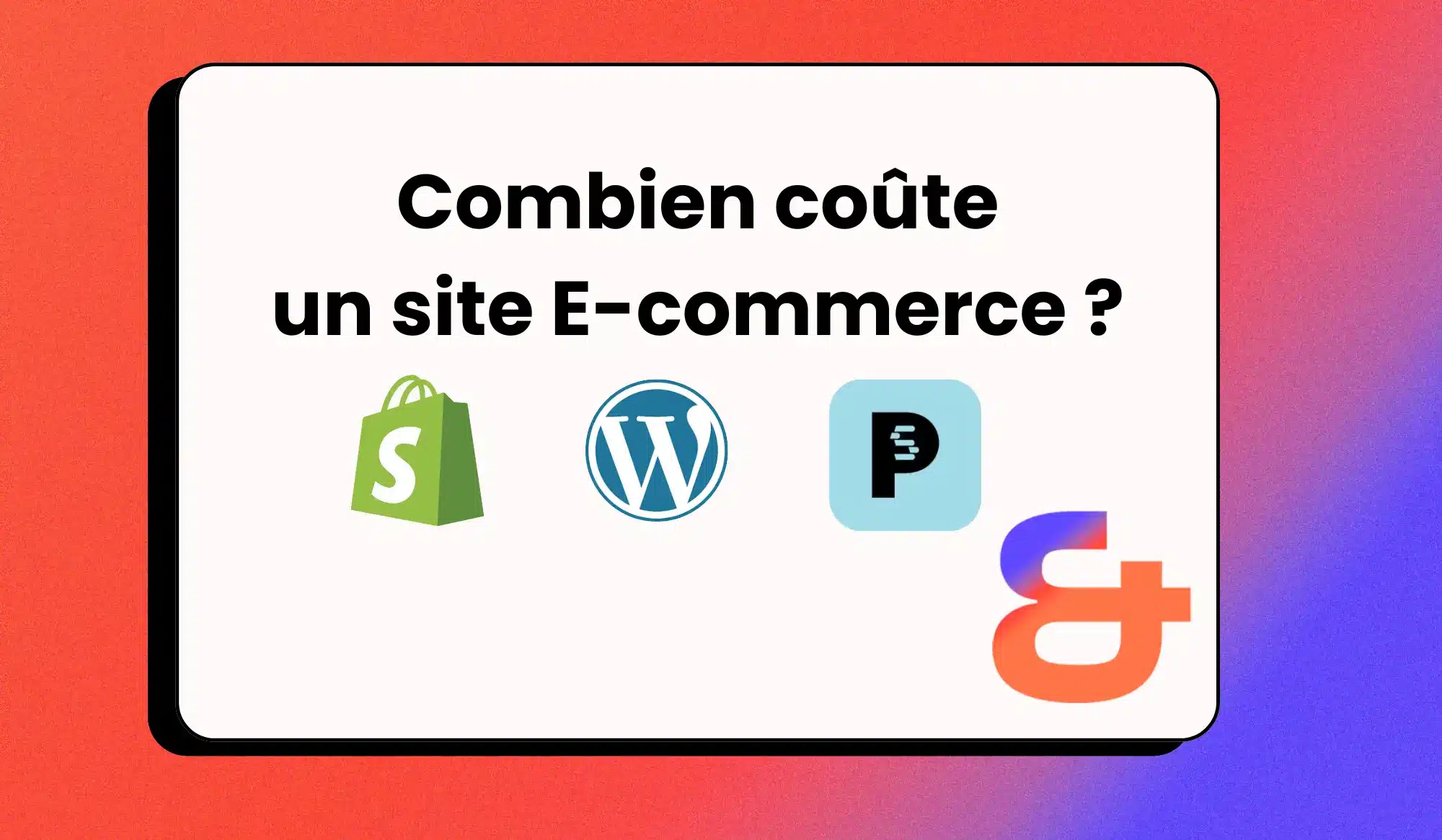 prix d'un site e-commerce
