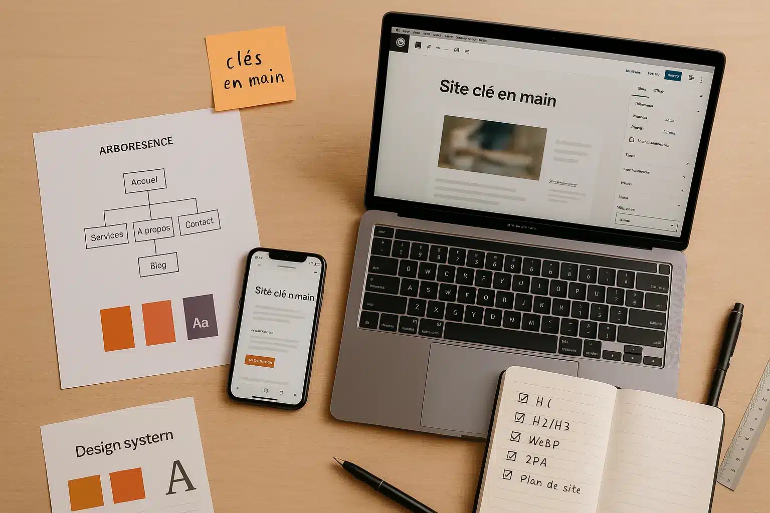 Site clé en main wordpress